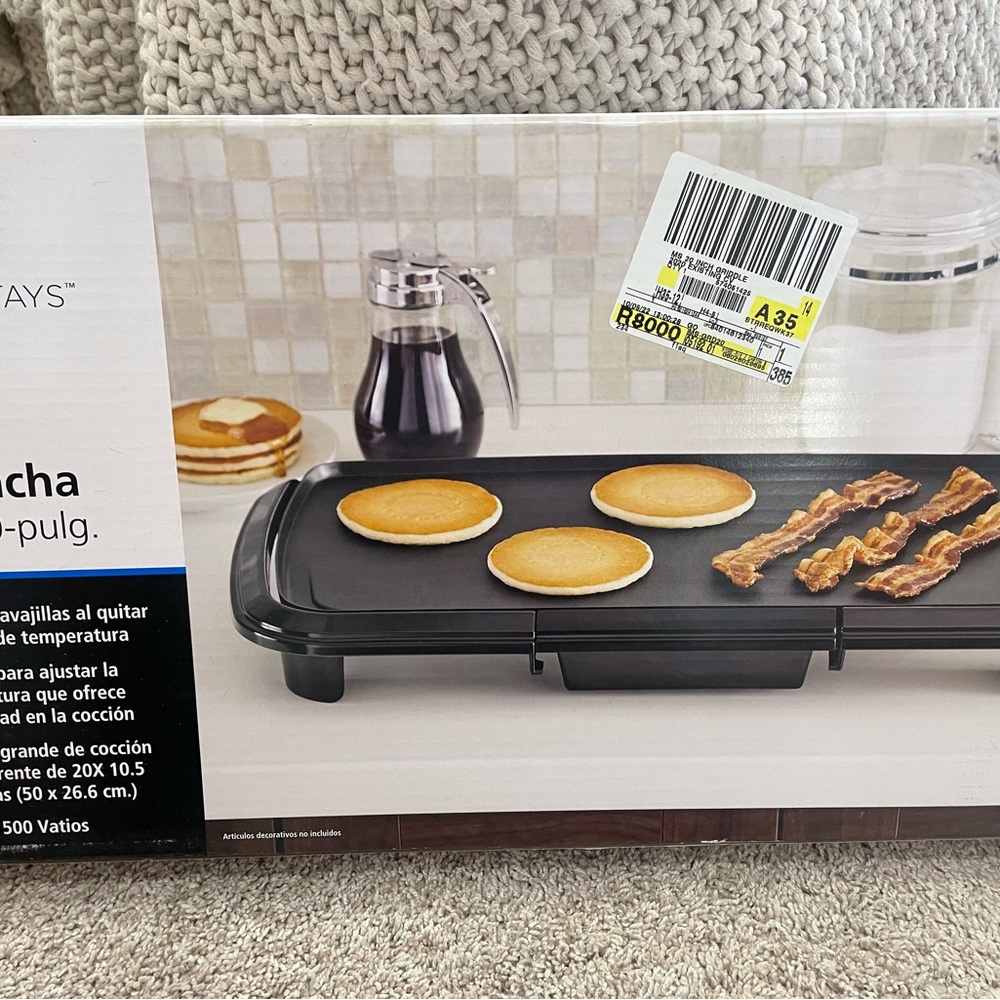 Electric griddle